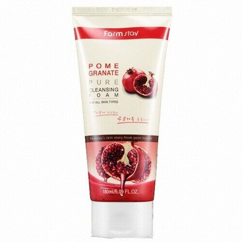 Гранатовая пенка для умывания FarmStay Pomegranate Pure Cleansing Foam, 180мл