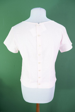 Блузка с вышивкой хлопковая 44 размер