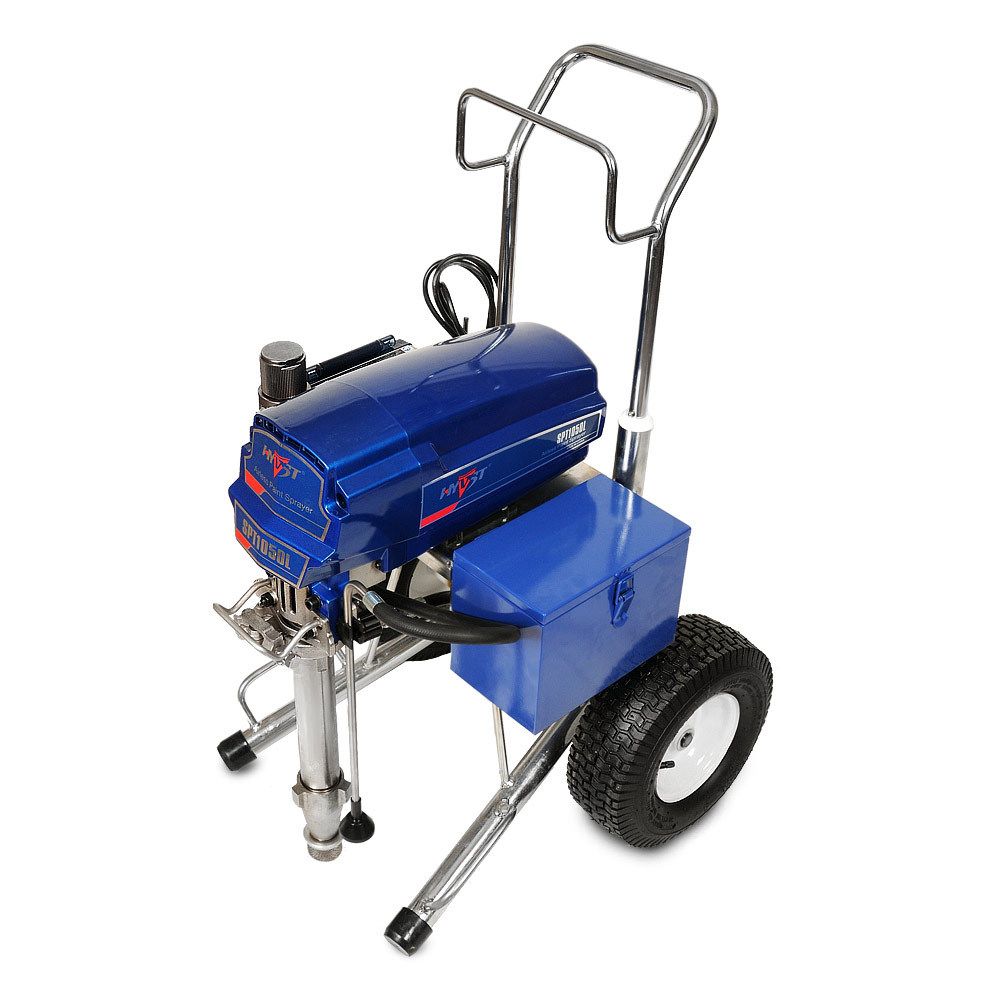 SPT1050L безвоздушная электрическая окрасочная установка 220V 50 HZ на телеге