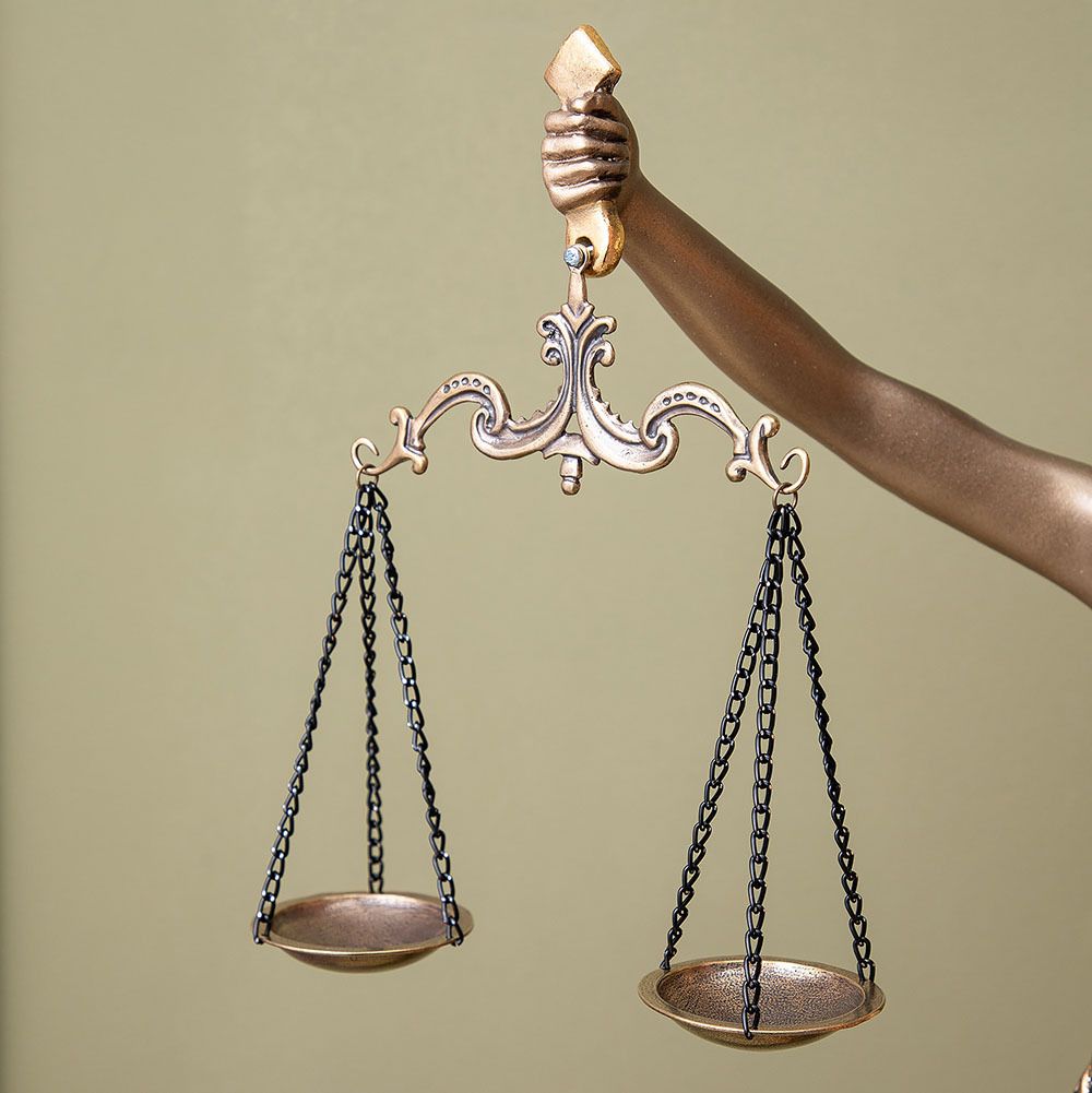 Статуэтка Фемида 3 Бронза