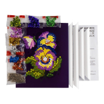 Картина из пайеток 20*25см "Анютины глазки" (Lori)