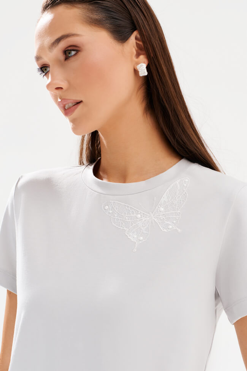 23520 Футболка женская (серый)