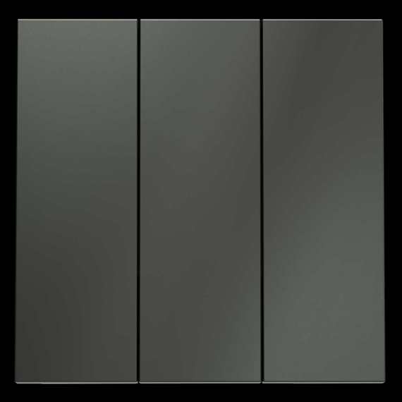 Клавиши для выключателя/переключателя трехклавишного, S70 (титан) Voltum VLS000506