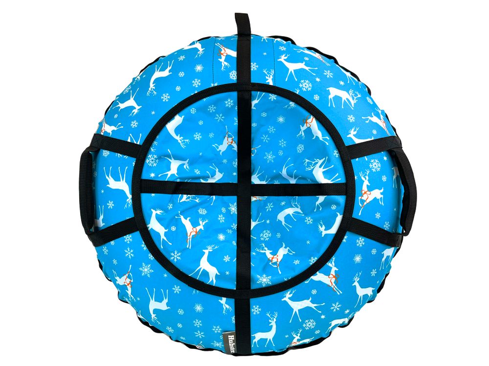 Тюбинг Hubster Люкс Pro S Олени бирюзовые