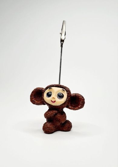 Держатель "Ушастый зверек", коричневый