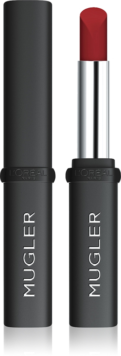 L’Oreal Paris x Mugler - Полуматовая помада с увлажняющим действием оттенок Red 1974, 1 g