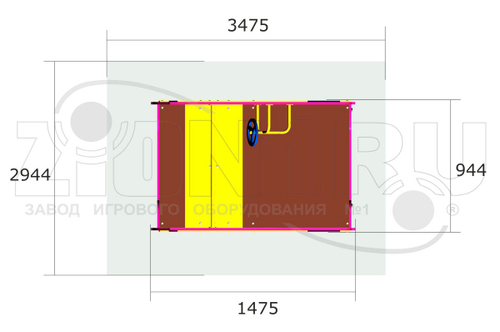 Игровой макет «Машинка Мини»