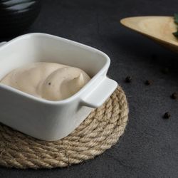 Соусник 60 мл 7*7 см h3,3 см Mini Mix с ручками белый фарфор P.L. Proff Cuisine [6]