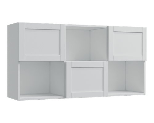 Полка навесная Нордик, белый