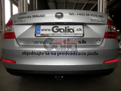 Фаркоп оцинкованный Galia S105C для Skoda Octavia седан/универсал 2013-(паспорт и сертификат в комплекте)(без электрики)