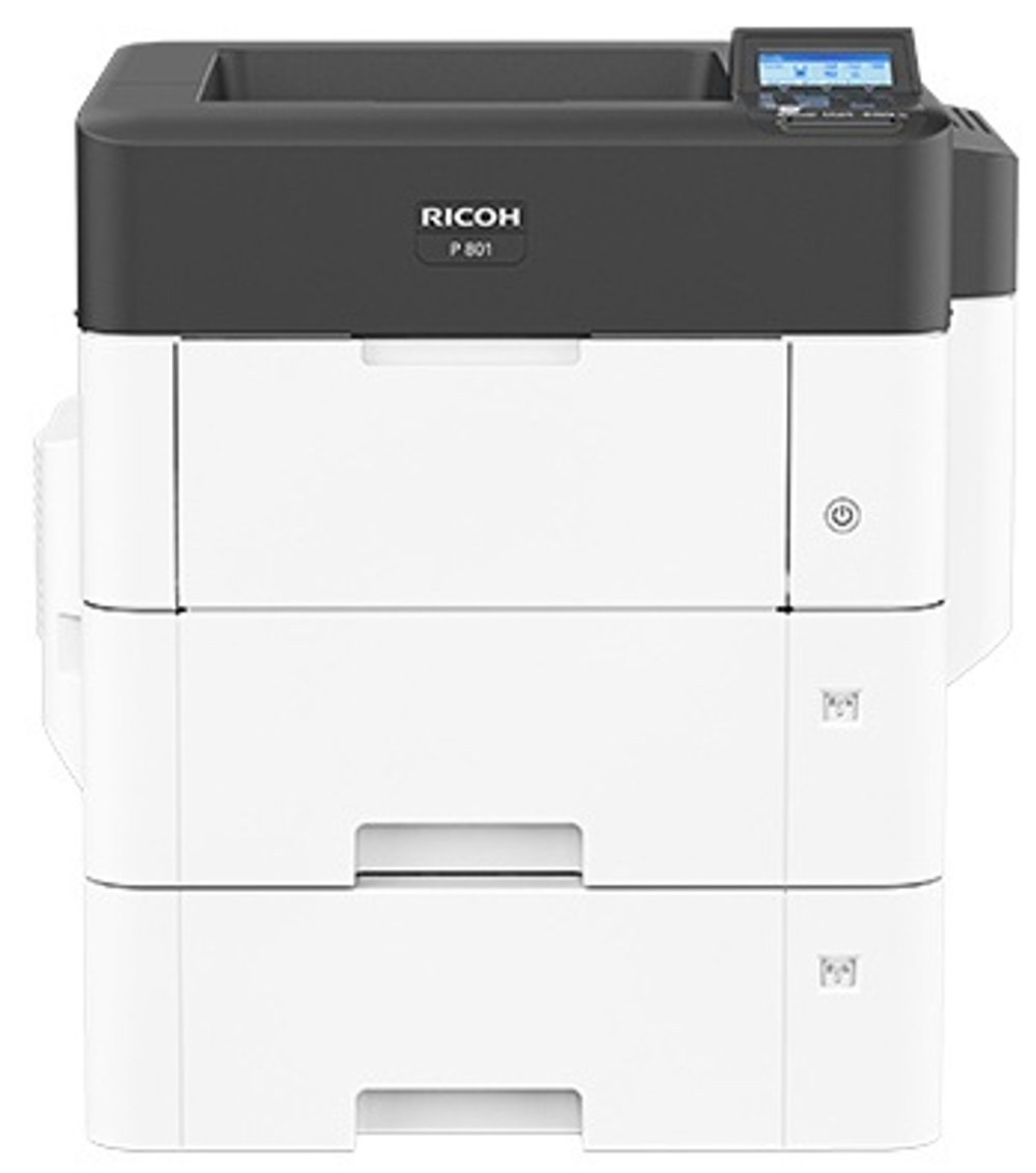 Лазерный принтер Ricoh P 800 (A4, 55 стр./мин,дуплекс, PCL,USB, Ethernet, старт.картридж, инструкция)