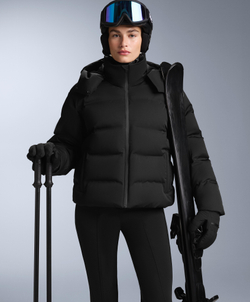 OYSHO Водонепроницаемая пуховая куртка Minardi Piume SKI, черный