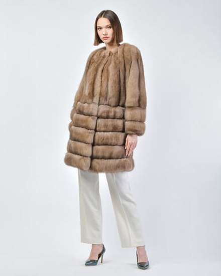 Шуба из меха соболя