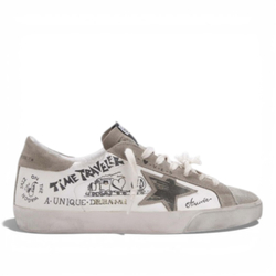Мужские Кеды Golden Goose 'Superstar' Cuir Blanc Taupe
