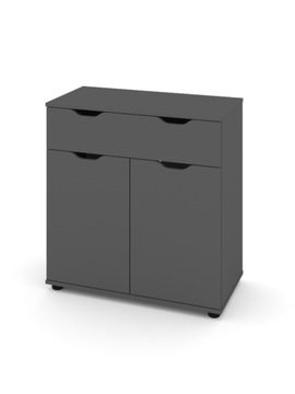 Комод ГРАНД-ЛАВОРО-4 /800*830*400/ анкор белый / базальт