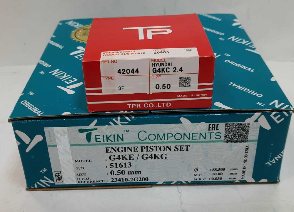Поршни Teikin с кольцами TP +0.50 G4KE/G4KG