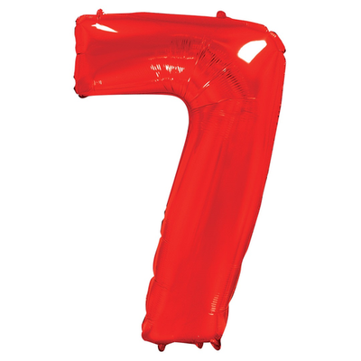 Цифра 7 "Красный" (40''/102 см)