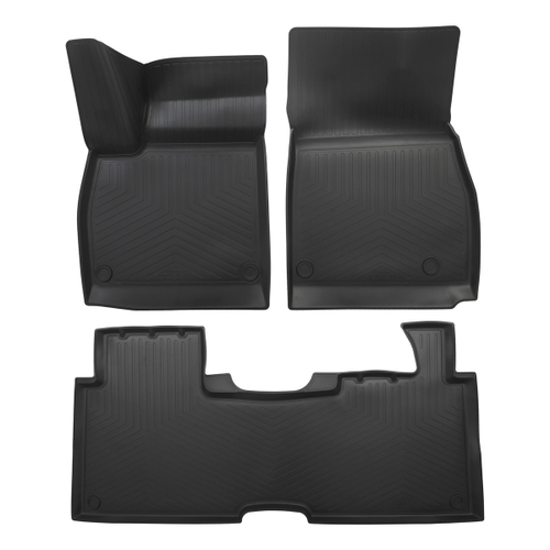 Ковры в салон Norplast для AVATR 11 (2022-), 5-ти местный, Черный, арт.NPA11-C157-111
