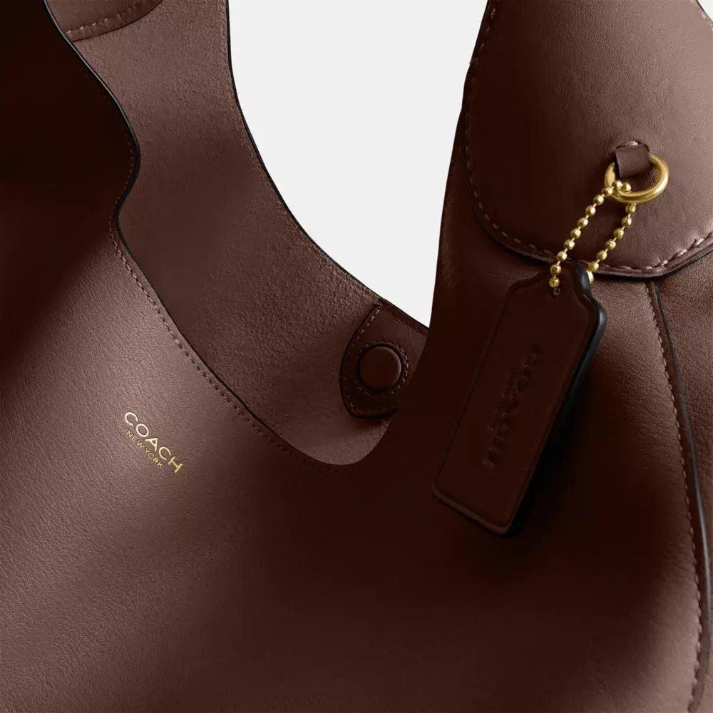 COACH СУМКА ЧЕРЕЗ ПЛЕЧО BROOKLYN 39, КОРИЧНЕВЫЙ