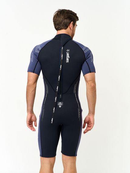 Гидрокостюм Sargan Nero 2.0 Shorty men 3 мм черно-серый