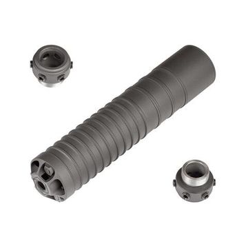 Дульный тормоз-компенсатор-пламегаситель Комплект СВД/Тигр длинный пламегаситель - Алюминий+сталь Гексагон