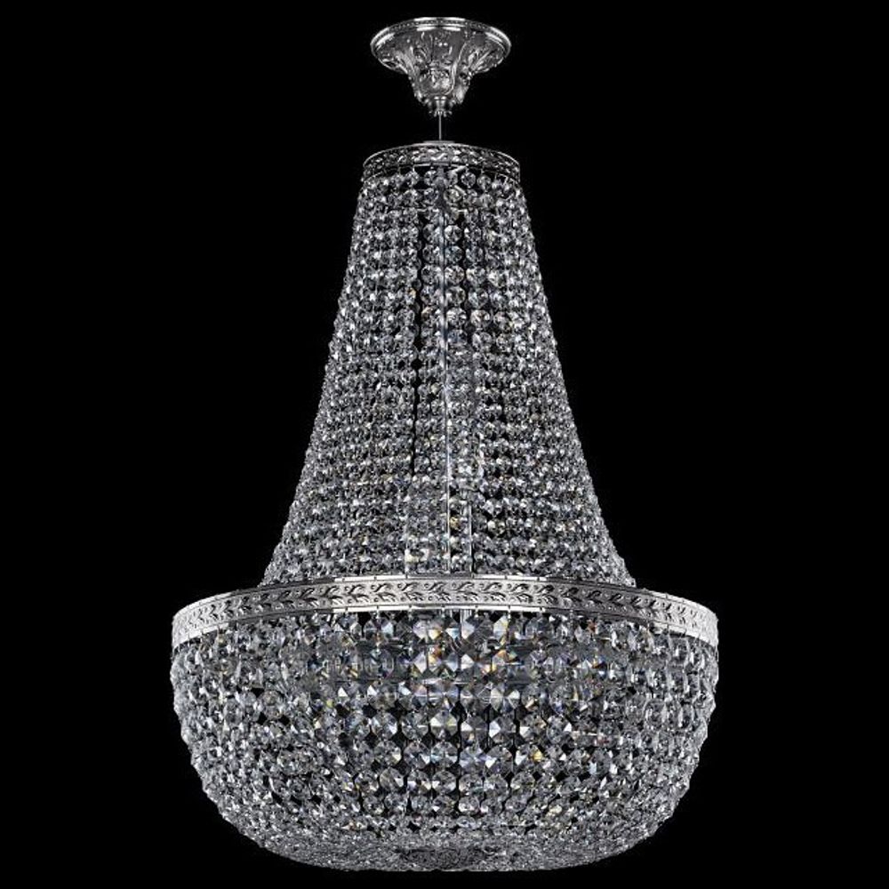 Люстра на штанге Bohemia Ivele Crystal 1911 19111/H2/45IV Ni
