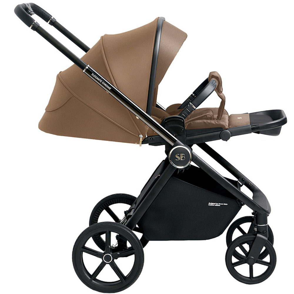 Детская прогулочная коляска Sweet Baby Elegante Chrome/Brown