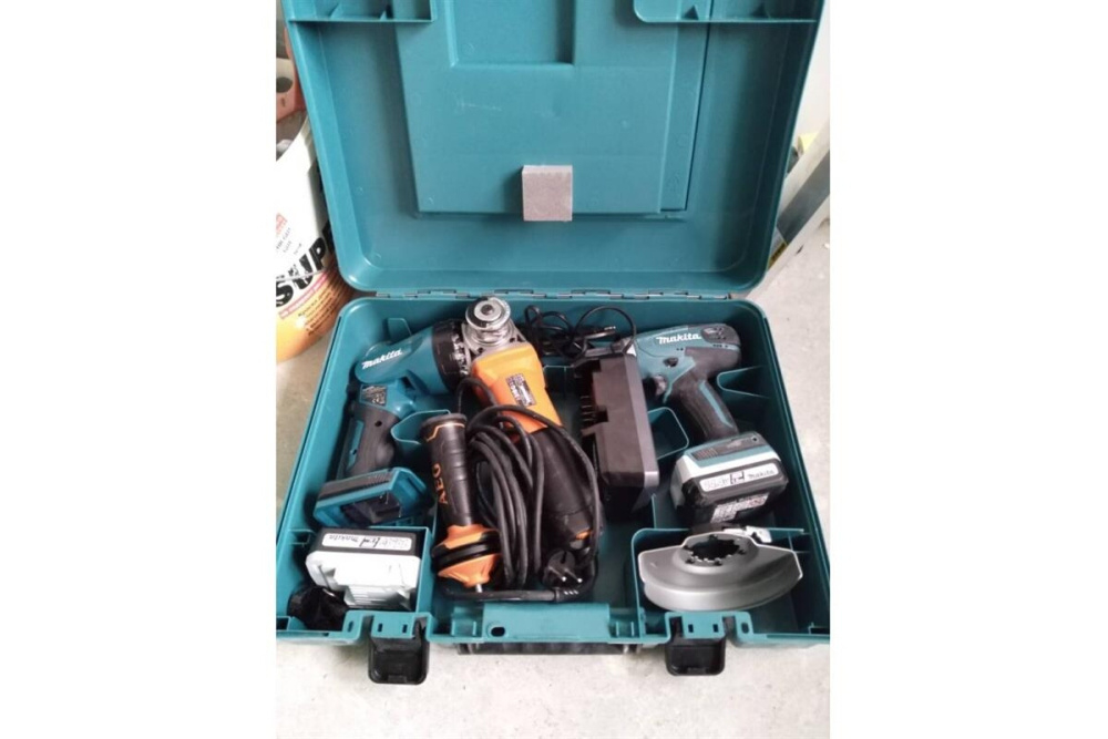 Дрель ак,14,4 В,2х1.5АчLi-ion,БЗП-10мм,0-400\0-1400об\м,30\15Нм,1.4кг, Фонарь чем,G-серия Makita DF347DWLE