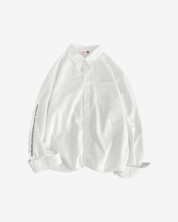 Рубашка плотная БИЧ Белая - фото 1