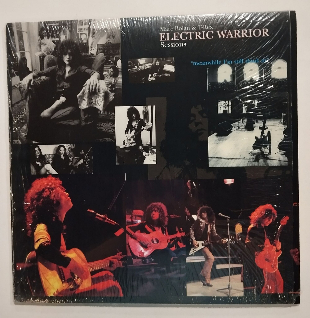 Винтажная виниловая пластинка LP Marc Bolan & T Rex Electric Warrior Sessions (Italy 1997)