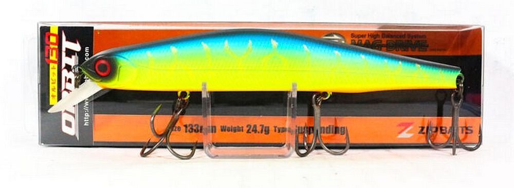 Воблер ZipBaits Orbit 130SP 2002 Bluechart Tiger