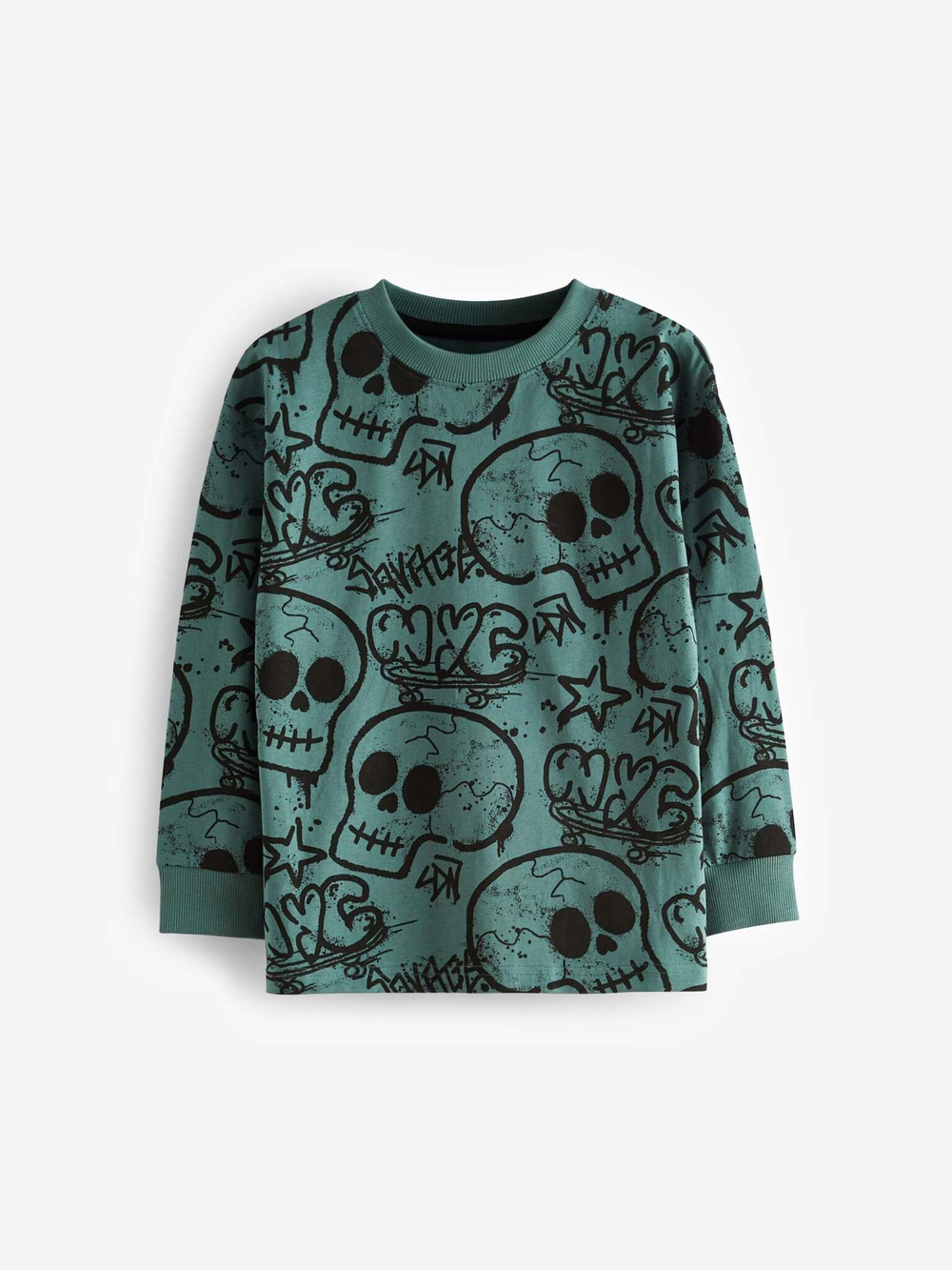 Пижама для мальчика Next B84-141, 3 шт., Коричневый, Синий, Бирюзовый