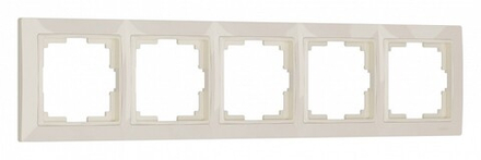 Рамка на 5 постов Werkel Snabb Basic (слоновая кость) W0052003