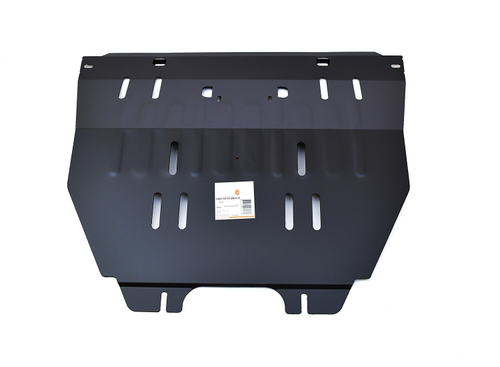 Защита картера и КПП (сталь 2 мм) для Nissan Primera (P12) 2002-2008 (V - все) Alfeco.ALF1522st