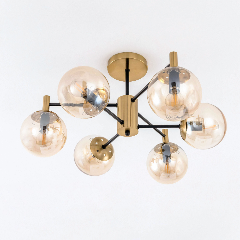 Citilux Шарлиз CL143163 Люстра на штанге Бронза