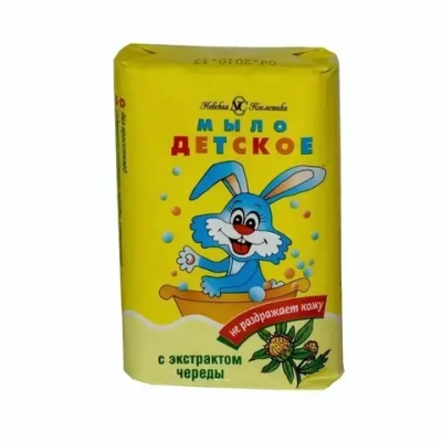 Мыло туалетное ДЕТСКЕ с экстрактом череды 90г