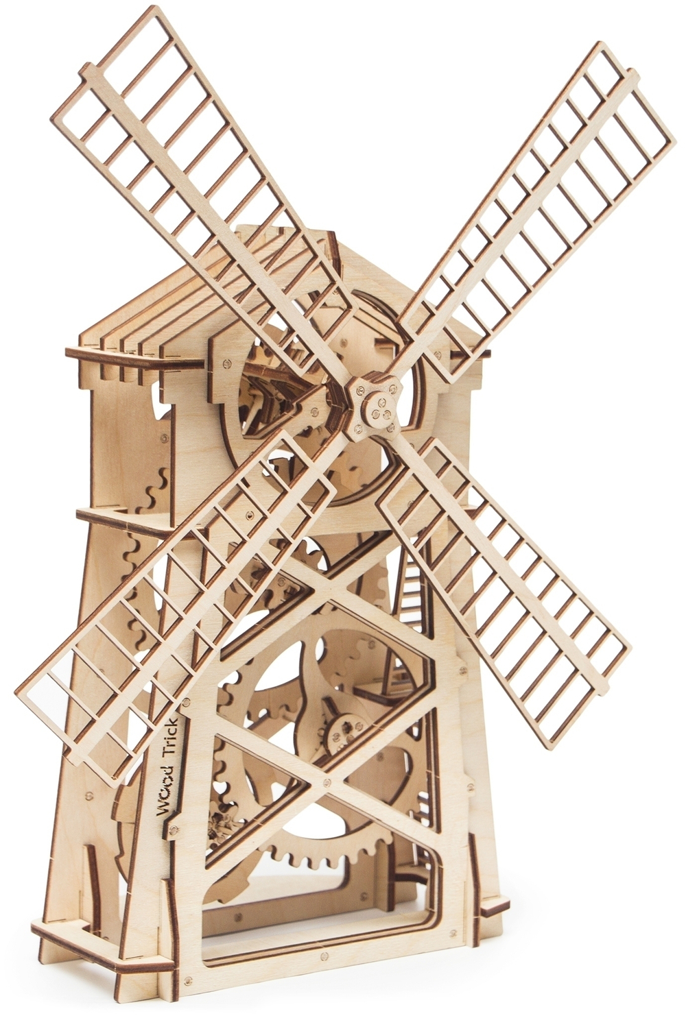 Механический 3D-пазл из дерева Wood Trick Мельница