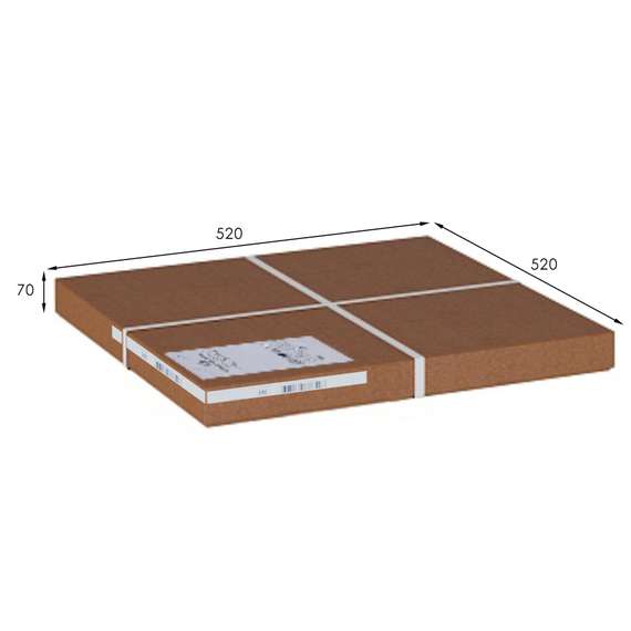 Стол журнальный МеталлАрт М002 белый мрамор/золото