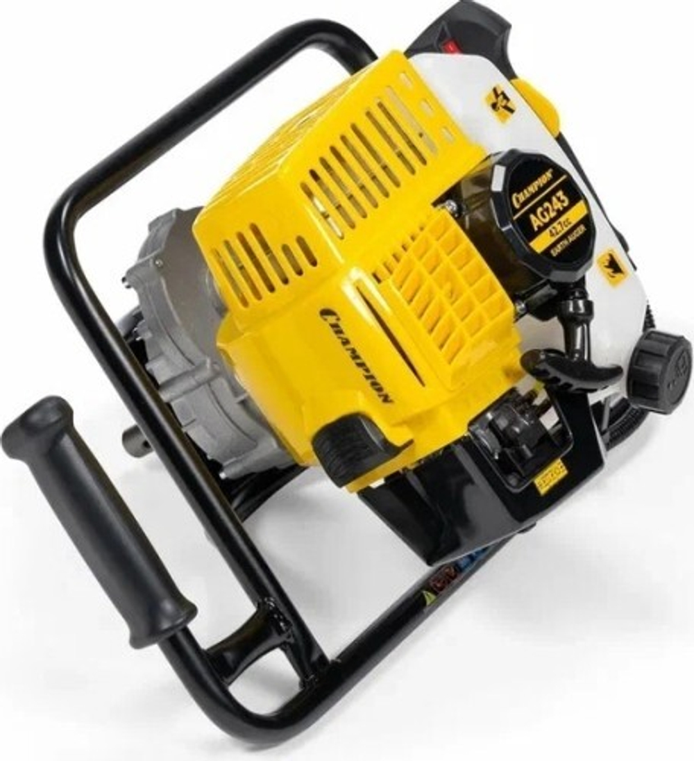 Бензобур CHAMPION AG243 со шнеком