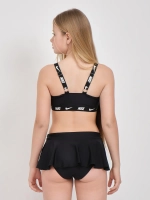 купальник раздельный 3 в 1 спортивный с топом и юбка