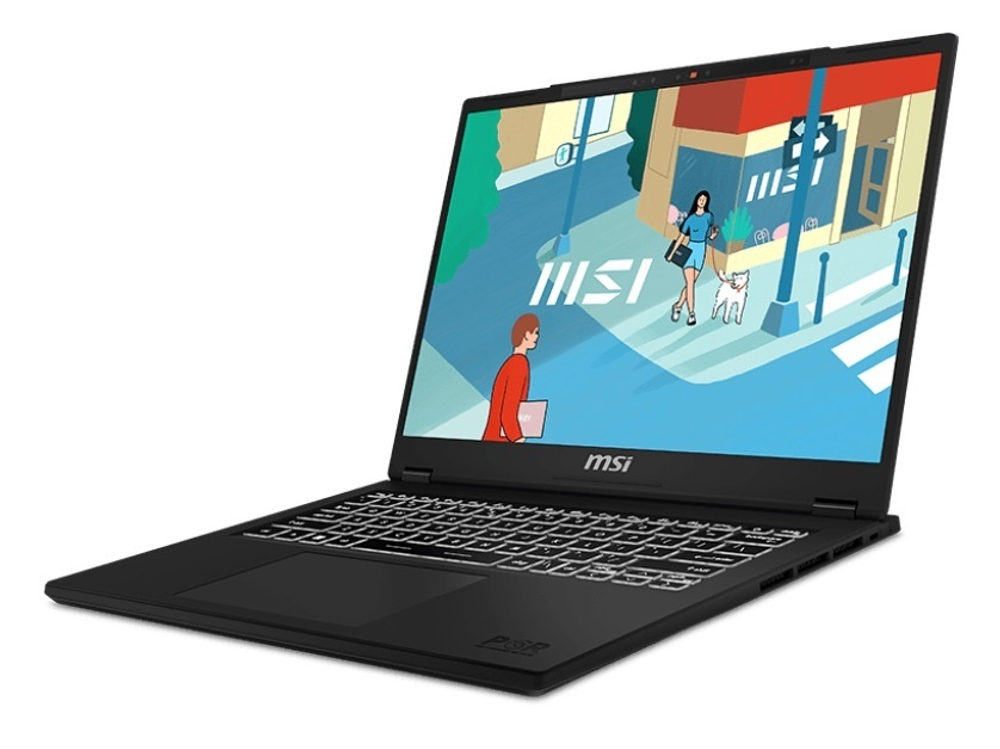 Ноутбук  MSI Modern 14H 14 ", Core i7, 16 Гб RAM, 512 Гб SSD, Iris Xe Graphics, Черный