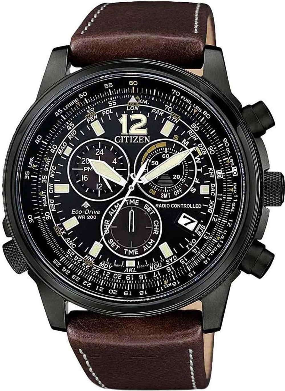 Мужские японские наручные часы Citizen CB5865-15E