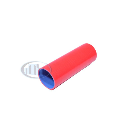 Патрубок (D= 76 mm, L= 240 mm) красный MVQ ПТП