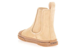 LOEWE Suede Ankle Length Chelsea Boots Men"s Gold