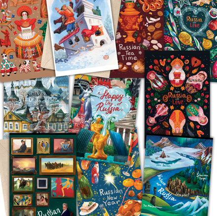 Символы России. Olya Luki. 10 открыток