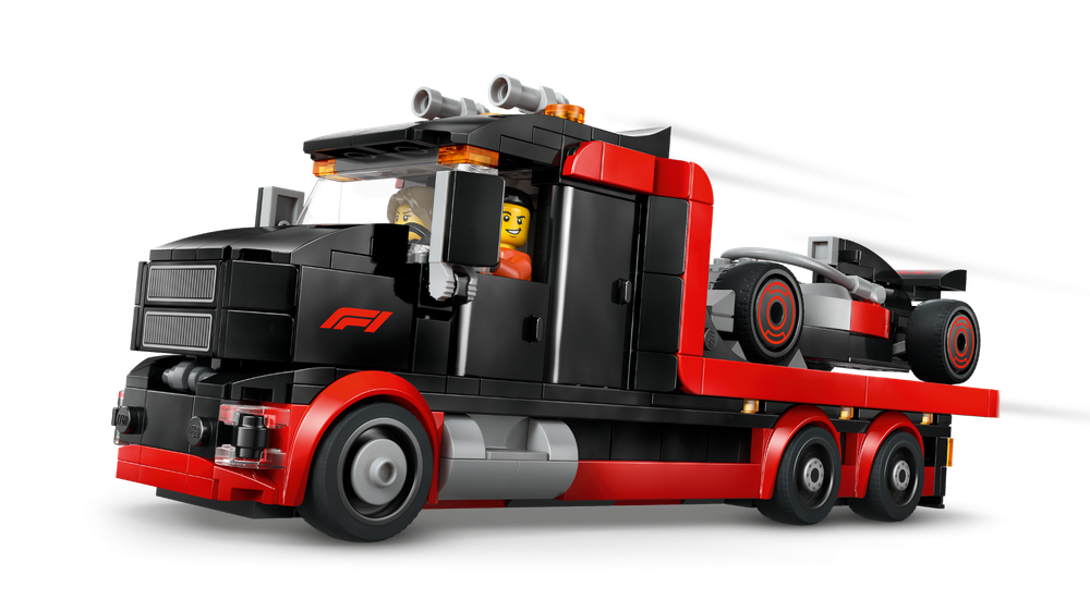 Конструктор Лего Сити Выставочный грузовик F1 с автомобилем Audi 60493 | LEGO City Audi F1 Race car 508 деталей | 7+