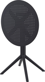 Стол пластиковый складной Siesta Contract Sky Folding Table Ø60, черный