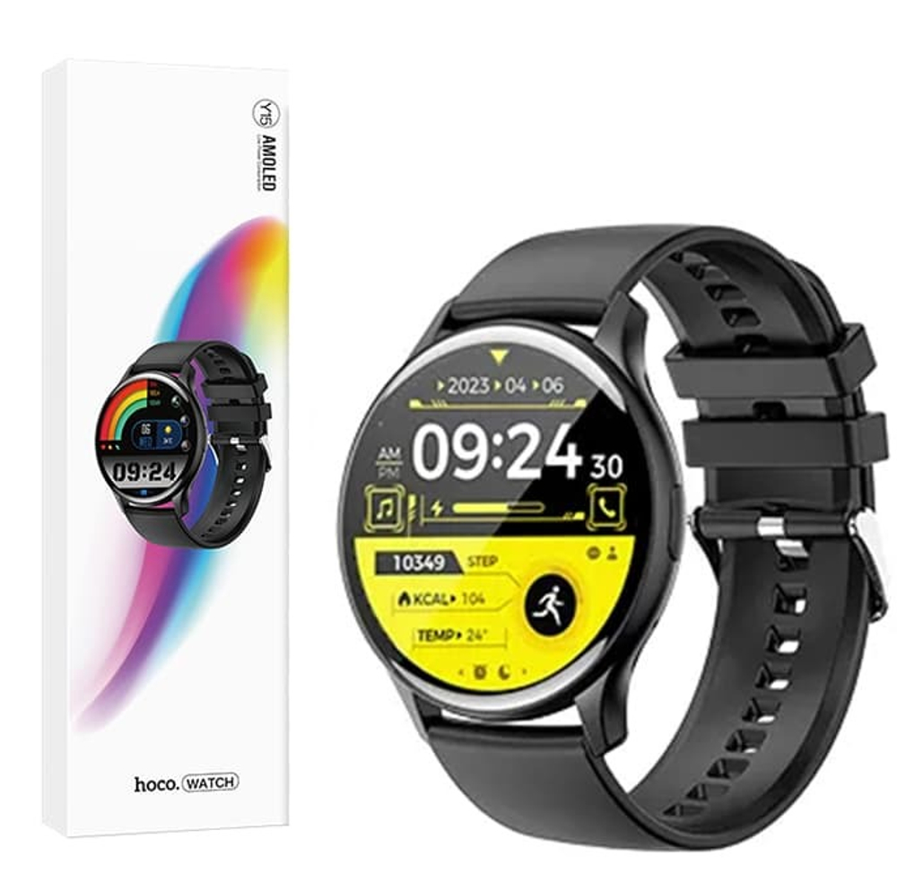 Смарт-часы HOCO Y15 Amoled (черный) Call Version