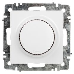 Светорегулятор Intro Accent 6-401-01 поворотный, 600Вт 230В, IP20, СУ, белый | Intro