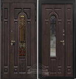 Дверь входная двухстворчатая Венера Алмон 28
